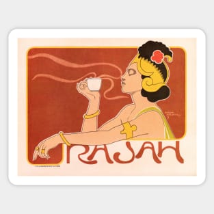 Rajah Coffee Ad, 1897 Sticker